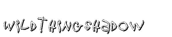 WildThingShadow字体