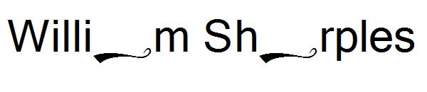 William Sharples字体