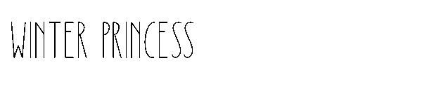 Winter Princess字体