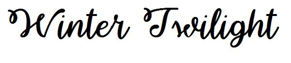 Winter Twilight字体