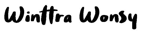 Winttra Wonsy字体
