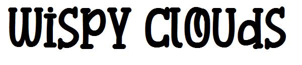 Wispy Clouds字体