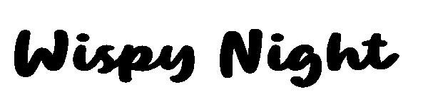 Wispy Night字体