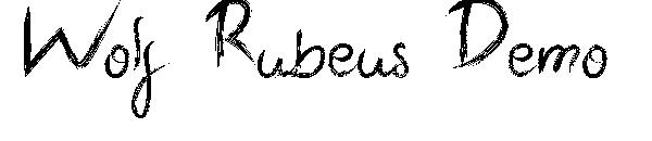 Wolf Rubeus Demo字体