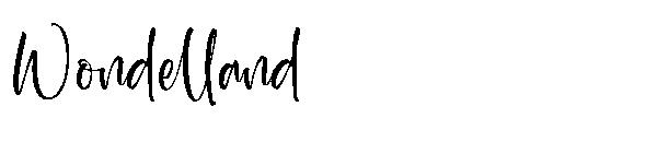 Wondelland字体