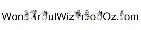 WonderfulWizardofOz.com字体
