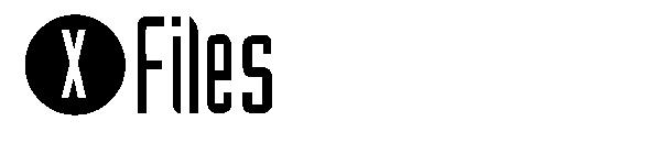 XFiles字体