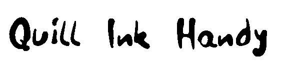 Quill Ink Handy字体