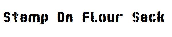 Stamp On Flour Sack字体