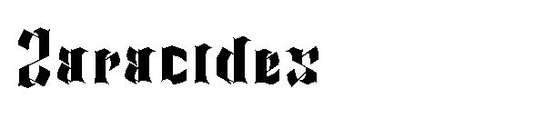 Zaracides字体