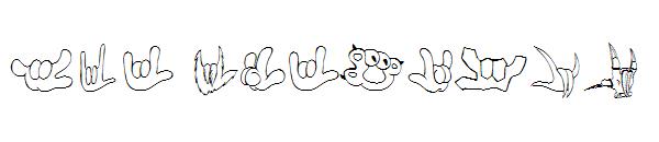 ZOE ILYhands字体