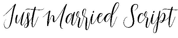 Just Married Script