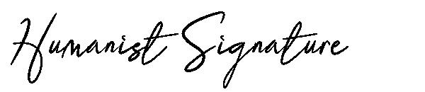 Humanist Signature