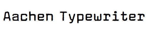 Aachen Typewriter