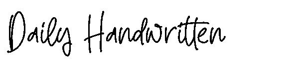 Daily Handwritten