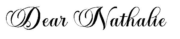 Dear Nathalie