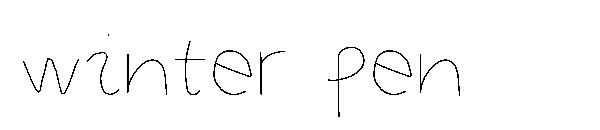 winter pen