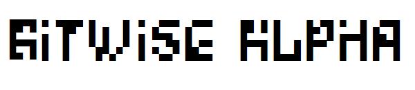 Bitwise Alpha字体