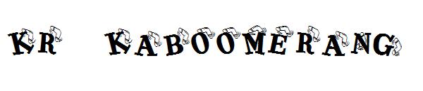 KR Kaboomerang字体