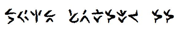 Xeno Tribal BB字体