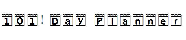 101! Day Planner字体