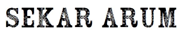 Sekar Arum字体