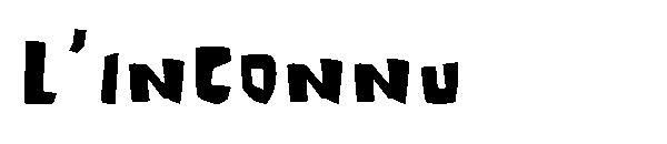 L'Inconnu字体