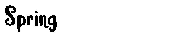 Spring字体