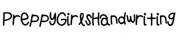 PreppyGirlsHandwriting字体