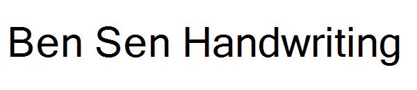 Ben Sen Handwriting字体