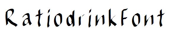 RatiodrinkFont字体