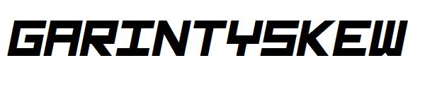 GarintySkew字体