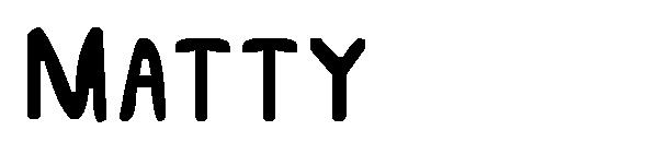 Matty字体