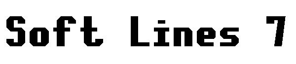 Soft Lines 7字体
