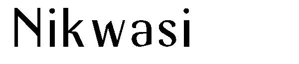 Nikwasi 字体