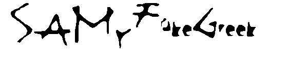 SAMyFakeGreek字体