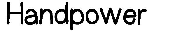 Handpower字体