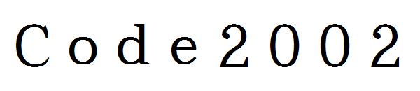 Code2002字体