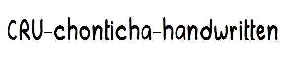 CRU-chonticha-handwritten字体