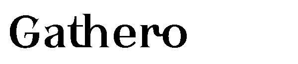 Gathero字体