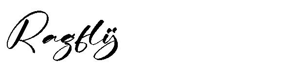 Ragflij字体