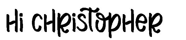 hi christopher