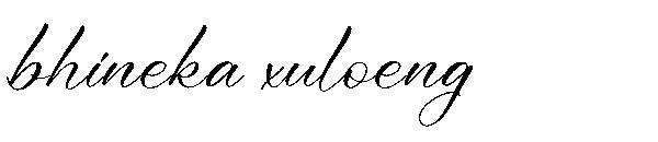 Bhineka xuloeng字体