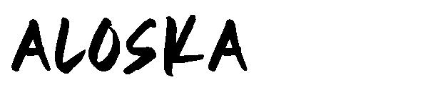 Aloska字体