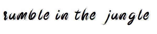 rumble in the jungle