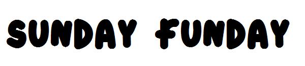 Sunday funday字体