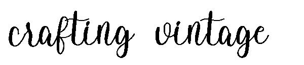 crafting vintage字体