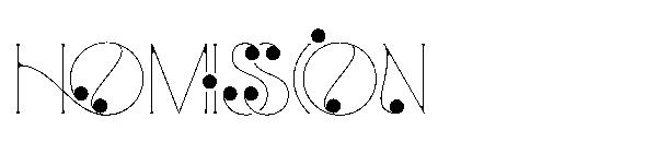 homission字体