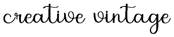 creative vintage字体