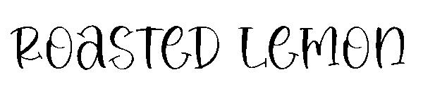 roasted lemon字体